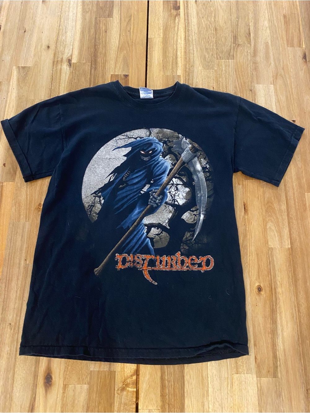 Disturbed Band Grim Reaper T Shirt